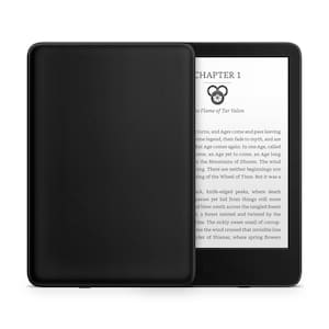 マットブラック Kindle スキン、ソリッドブラック カラーラップ Amazon Kindle Colorsoft Paperwhite Oasis 電子書籍デカールラップ eReader 3M ビニール