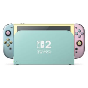 Seafoam Retro jaren 80 kleurblokkering Nintendo Switch 2 Skin, pastelkleuren Colorwave Vintage jaren 90 jaren 80 Switch OLED-console Joycons vinylomslag, 3 m omslag