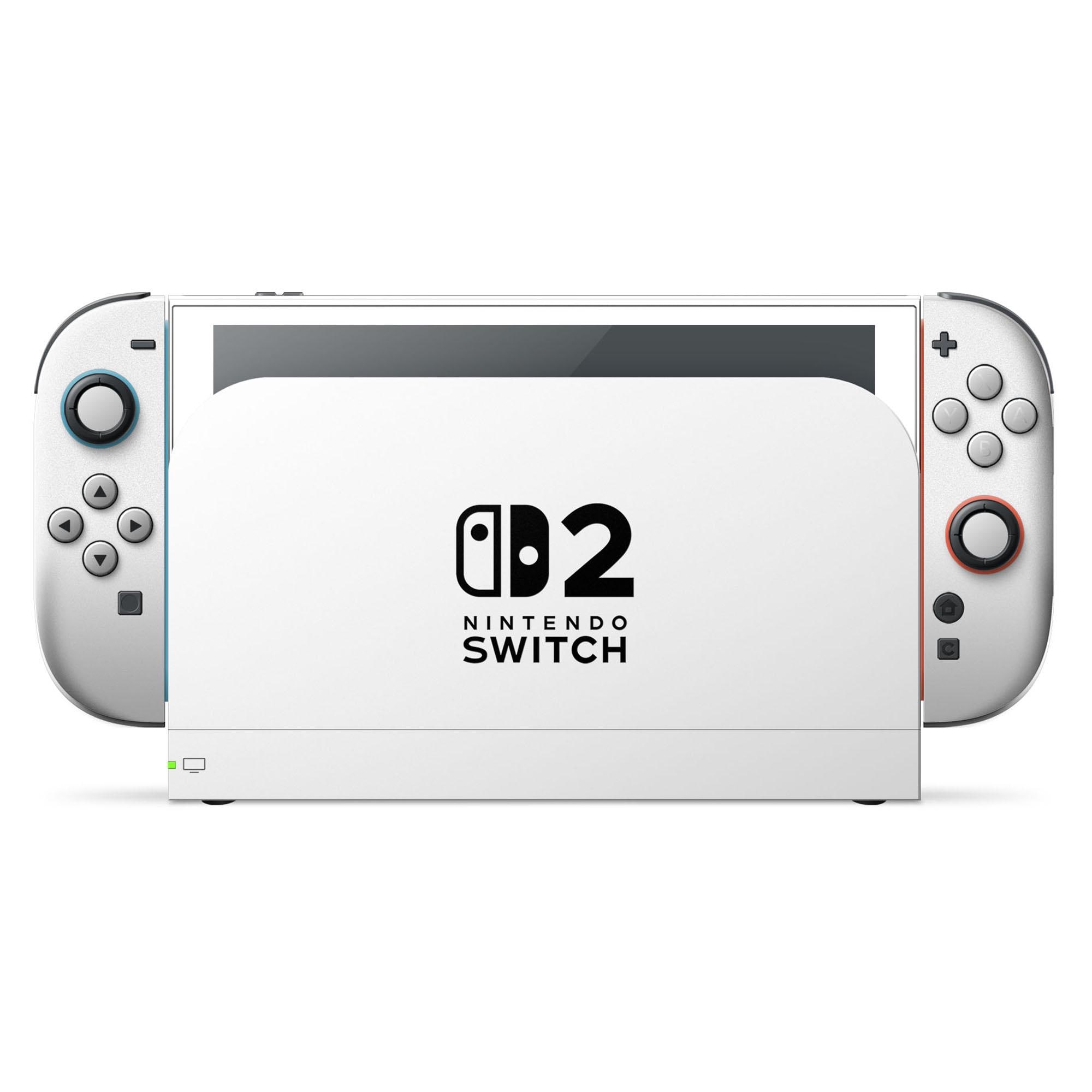Avalanche White Nintendo Switch 2 Skin, Classic Solid White