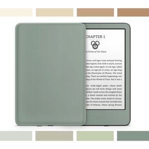 ナチュラルシリーズ Kindle スキン、ベージュ グリーン パステル、クリーム、ラテ、モカ、ブラウン、抹茶、エデン、セージ Amazon Kindle Colorsoft Paperwhite デカール 3 M