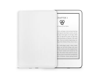Avalanche White Kindle Skin, Matte White Kindle Colorsoft Paperwhite Oasis, eBook Decal Wrap eReader 3M Vinyl Cover Skin