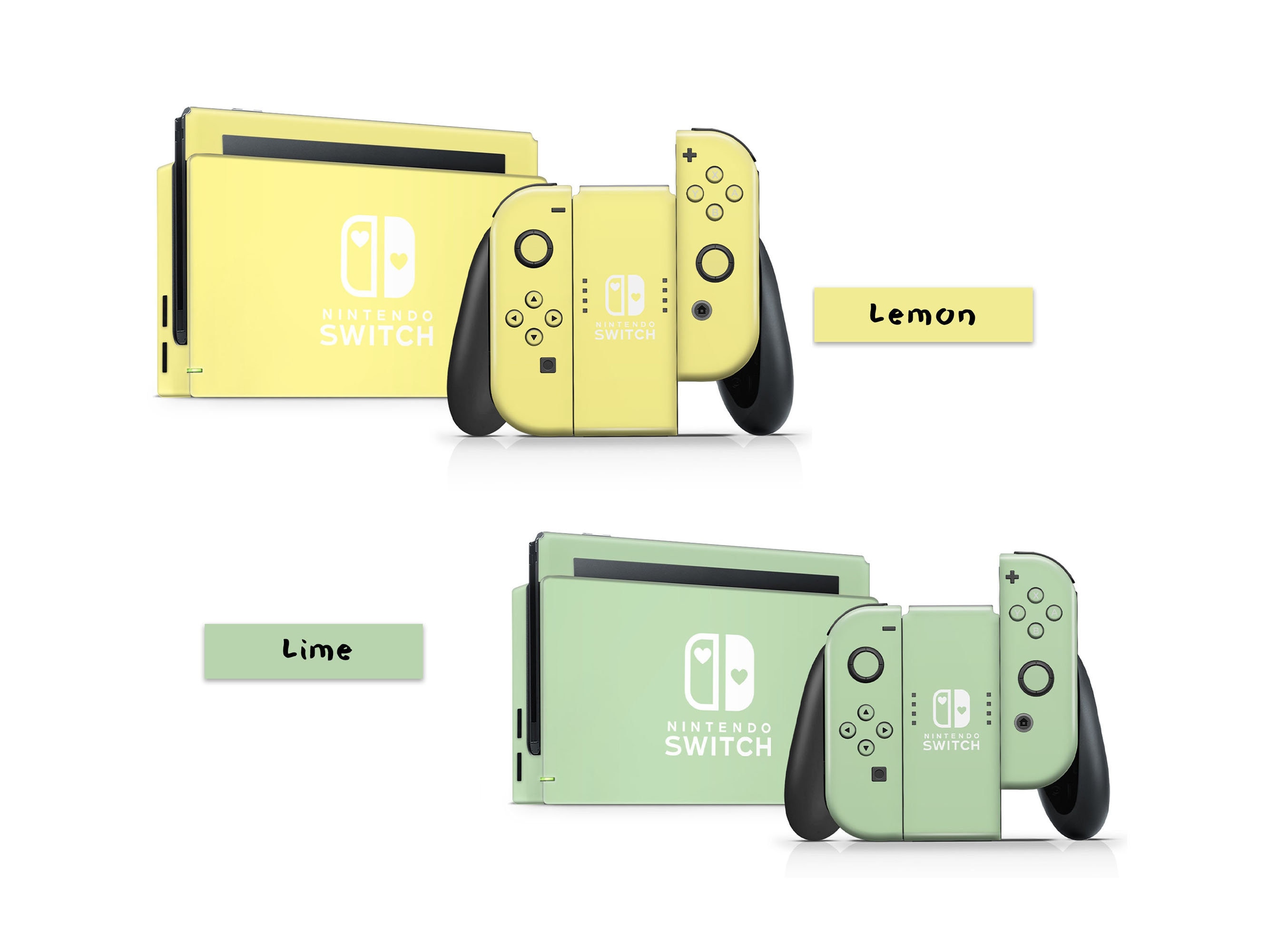 Pastel Series Nintendo Switch Skin, Signature Pastels Rainbow Color