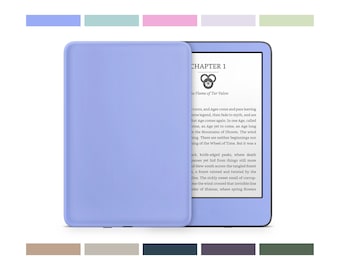 Apple Colorwave Series Kindle Skin, Custom Natural Titanium Starlight Pink Purple Blue, Amazon Kindle Colorsoft Paperwhite Decal Wrap Vinyl