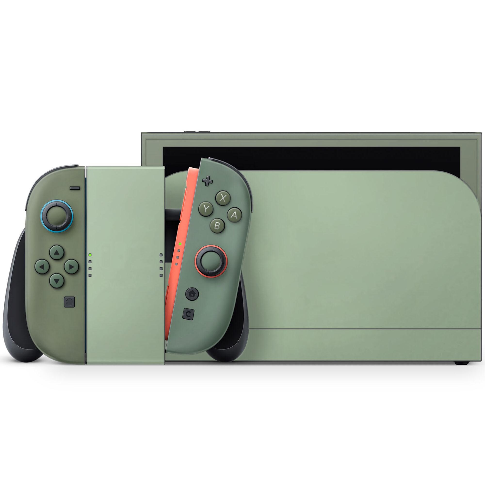 Garden of Eden Nintendo Switch 2 Skin, Dark Green Sage Switch Skin