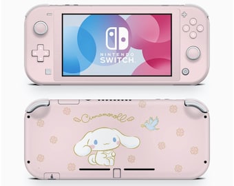 Cinnamoroll Baby Pink Nintendo Switch Lite Skin, Pastel Pink