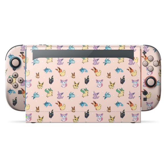 Nintendo Switch イーブイデザイン Pokemon Eevee Evolution Nintendo Switch 2 Skin, Sylveon Umbreon