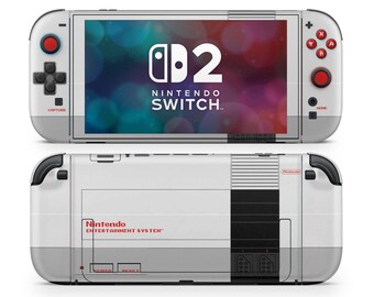 Retro NES Nintendo Switch 2 Skin, Retro Gaming Switch OLED