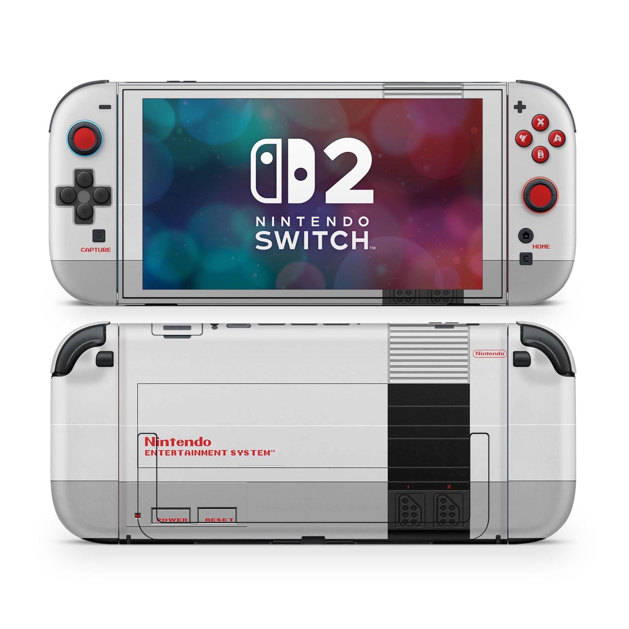 Retro NES Nintendo Switch 2 Skin, Retro Gaming Switch OLED