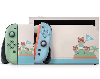 Animal Crossing New Horizon Nintendo Switch Skin, Cute Tom Nook Switch  Skin, OLED Cover Console Joycons Vinyl Wrap, 3M Wrap Decal Gift