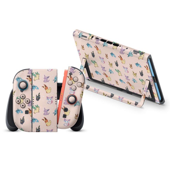 Pokemon Eevee Evolution Nintendo Switch 2 Skin, Sylveon Umbreon