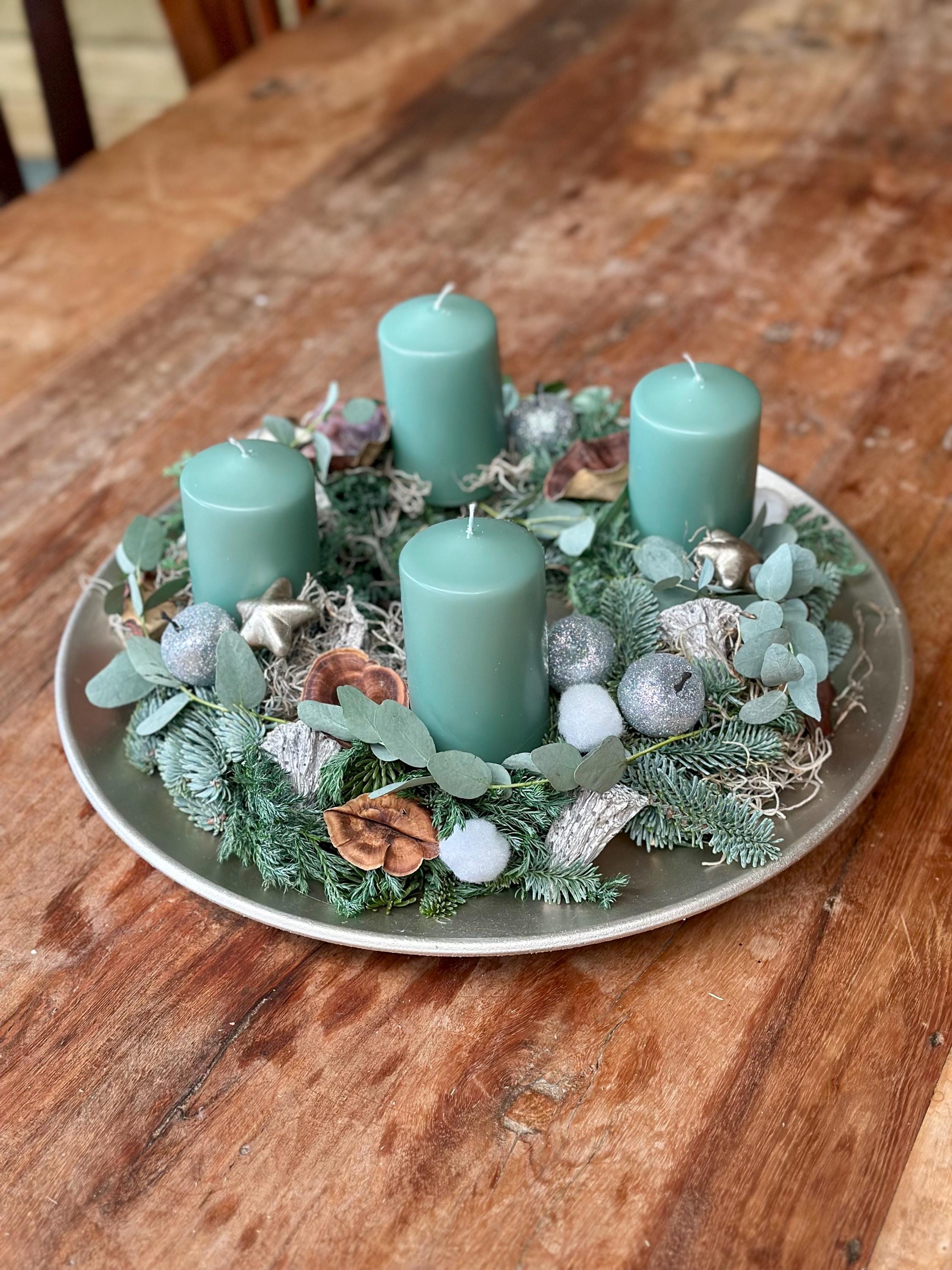 Adventskranz aus ton