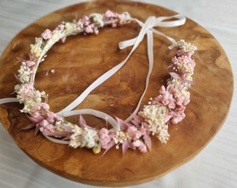 Kopfkranz "Linda" /  Haarschmuck / Hochzeit / Kommunion / Blumenkranz / Brautschmuck