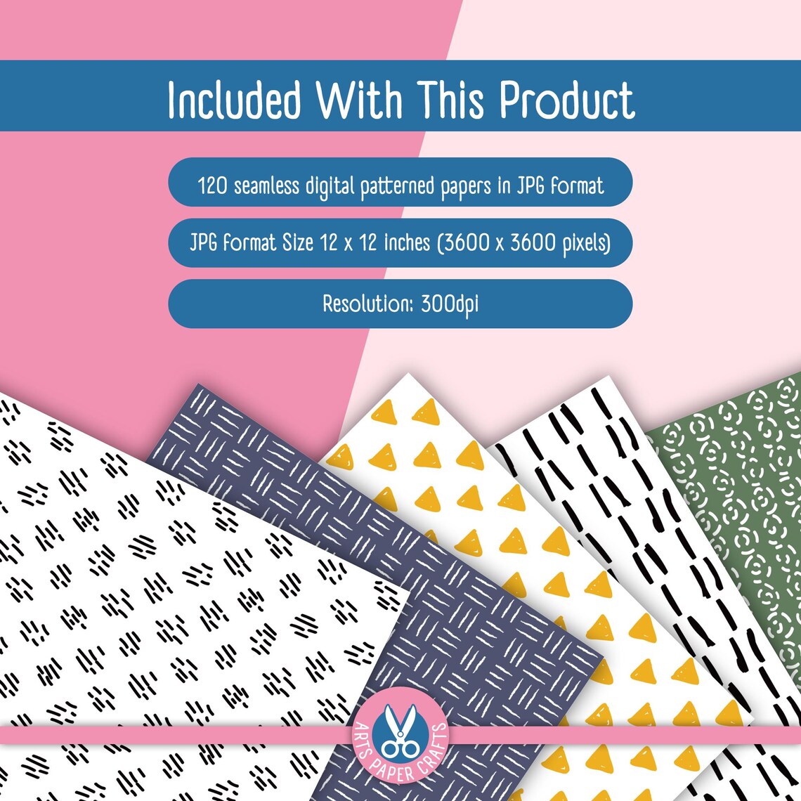 Doodle Digital Papers - Doodle Background - Doodle Seamless Pattern ...