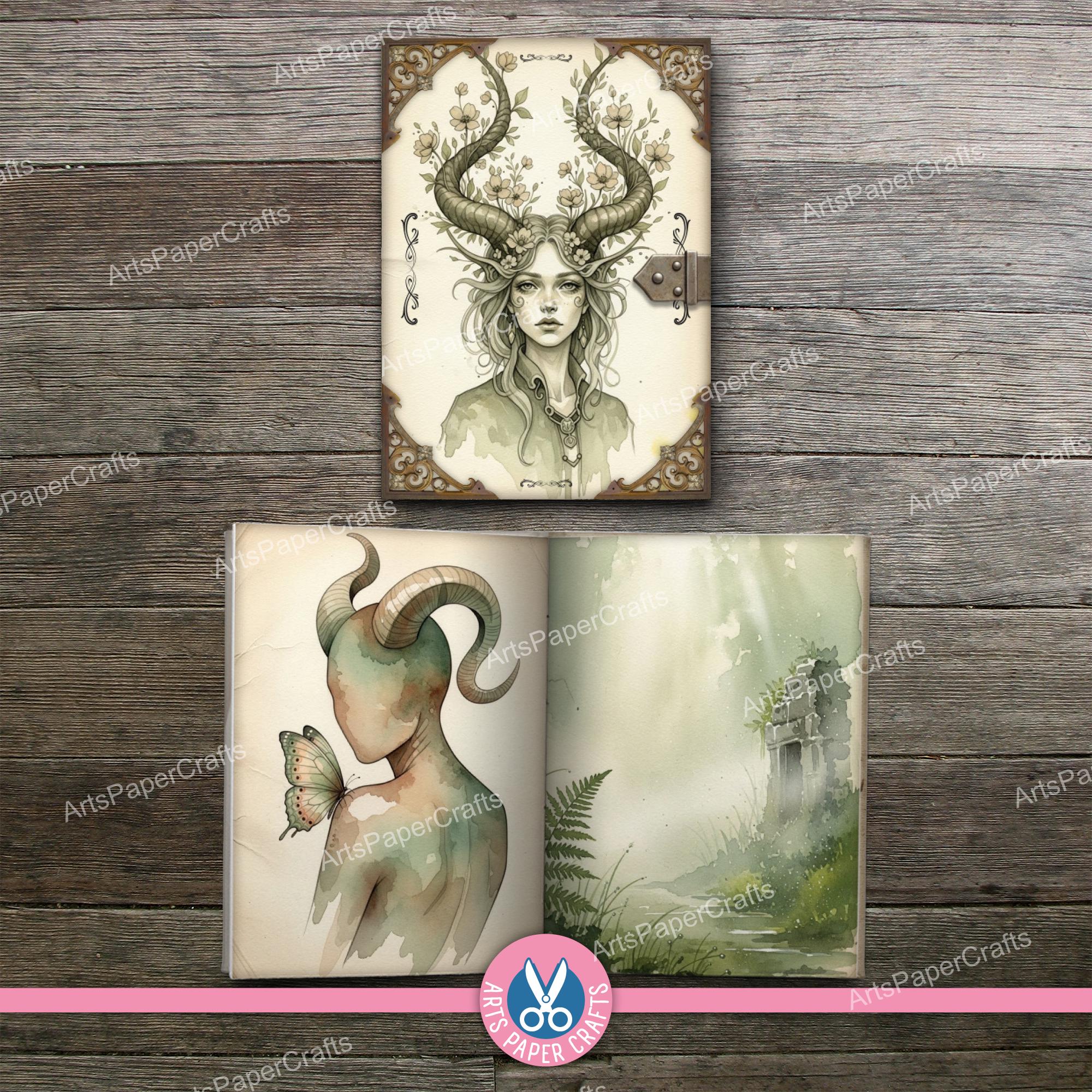 Legendary Creatures Mini Books, Spring, Junk Journal, Miniature, Box ...