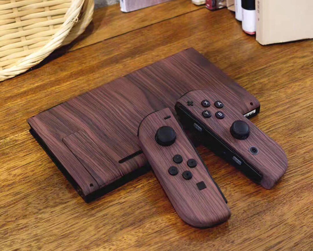 Original Design Wood Grain Switch Joycon Shells and Etsy