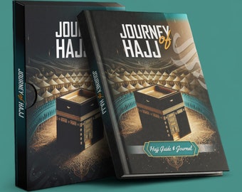 Hajj Guide & Journal with Protective Case - Your Companion for a Sacred Pilgrimage