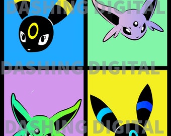 Umbreon Espeon brillante