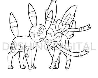 Umbreon e Sylveon