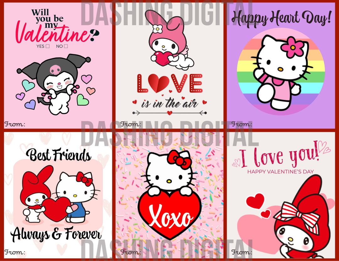 Valentine's Printable Cards - Etsy
