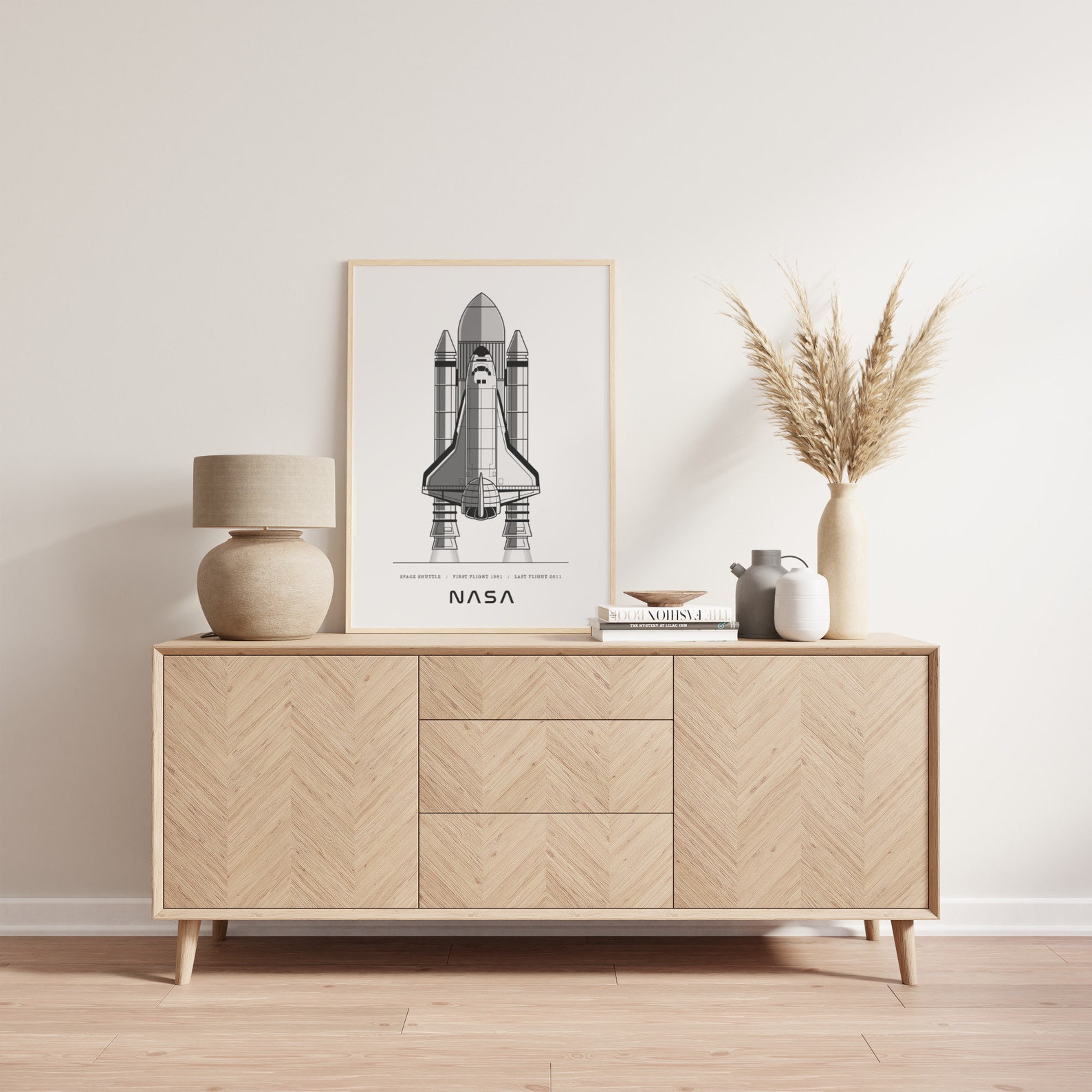 Space Shuttle Wall Art, NASA Poster, Printable Space Art, Space Shuttle ...