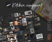 Procreate Interior Design Interior Kitchen Cooking Unit Cutouts