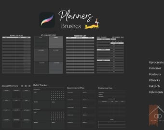 Procreate Planners Brush Stamp