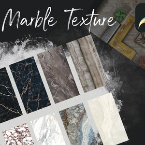 Procreate Marble Effect Bathroom Kitchen Cutouts Interior Sketch Blocks