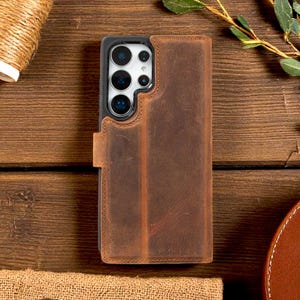 Samsung Galaxy S24/Plus/Ultra/Leder mit Kartenhalter, Magnetische Brieftasche, abnehmbare Handyhülle, RFID, spezielle Designs für Halloween