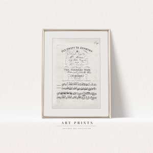 Vintage Sheet Music Print | Printable Old Music Pages | Musical Scores Pages | Junk Journal Ephemera | Lirycs old Music|Music Wall Art | 890