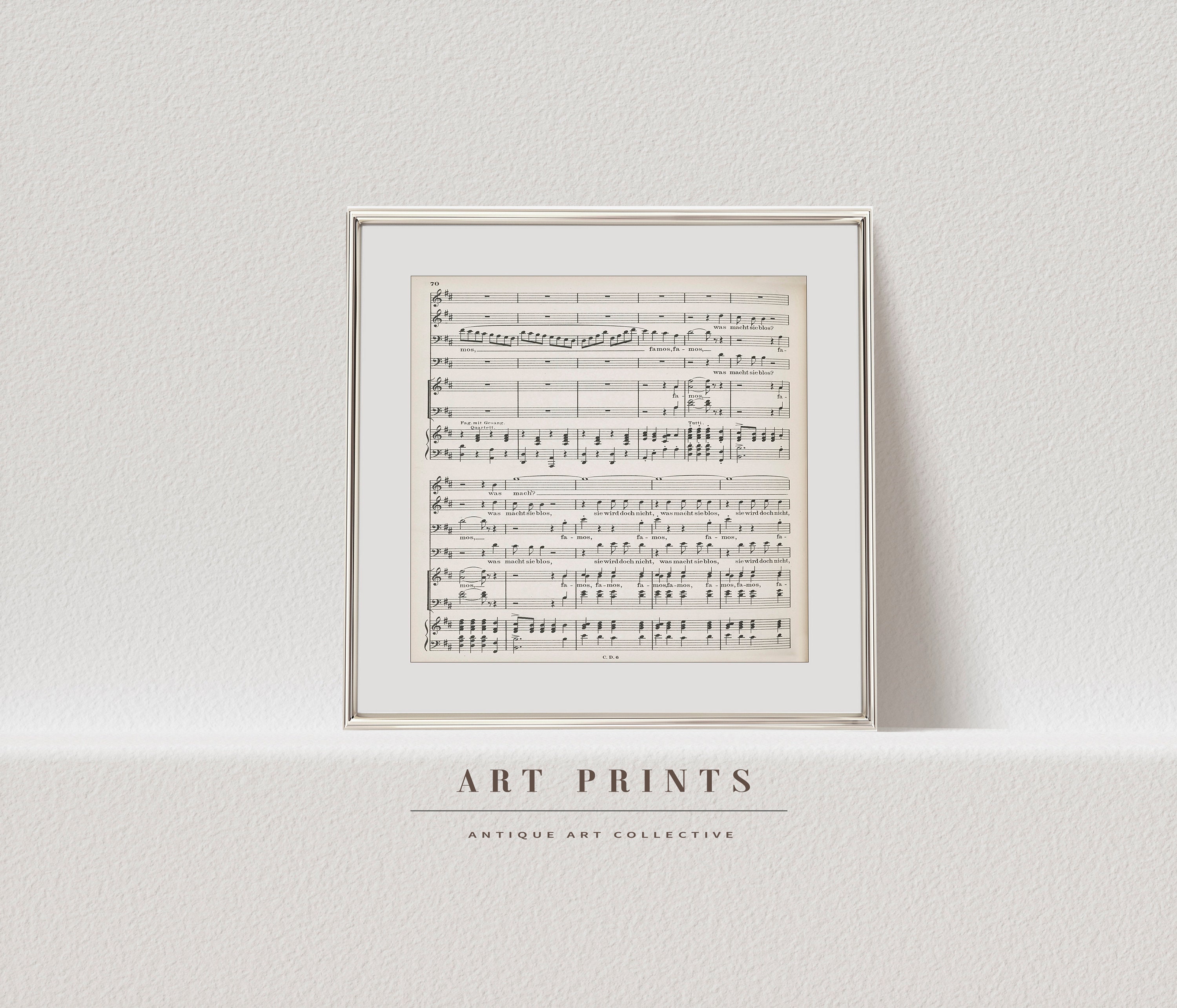 Vintage Sheet Music Print Printable Old Music Pages Musical Scores ...