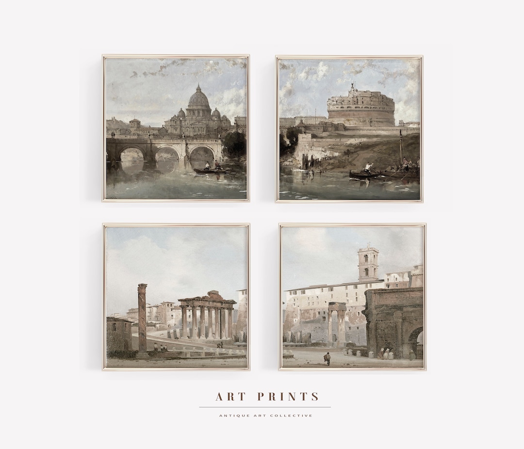 Beautiful view of Vintage Cityscape Art