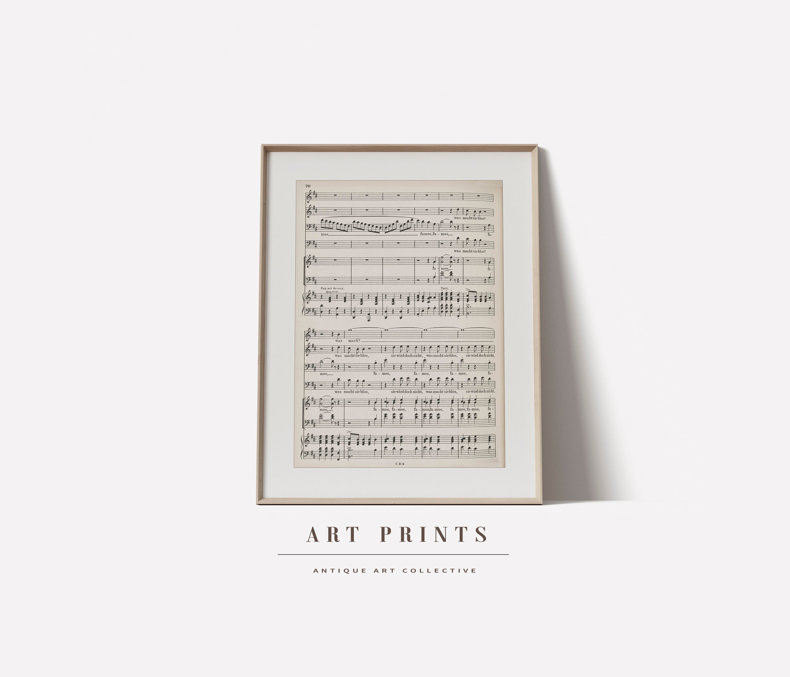Vintage Sheet Music Print Printable Old Music Pages Musical Scores ...