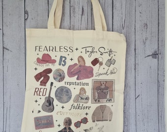 Taylor Swift Inspired Tote Bag Eras 1989