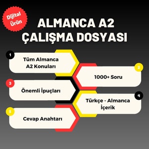 Almanca A2 Alistirma Dosyasi Tüm A2 Konulari, 1000 Soru, Cevap Anahtari imagen 1