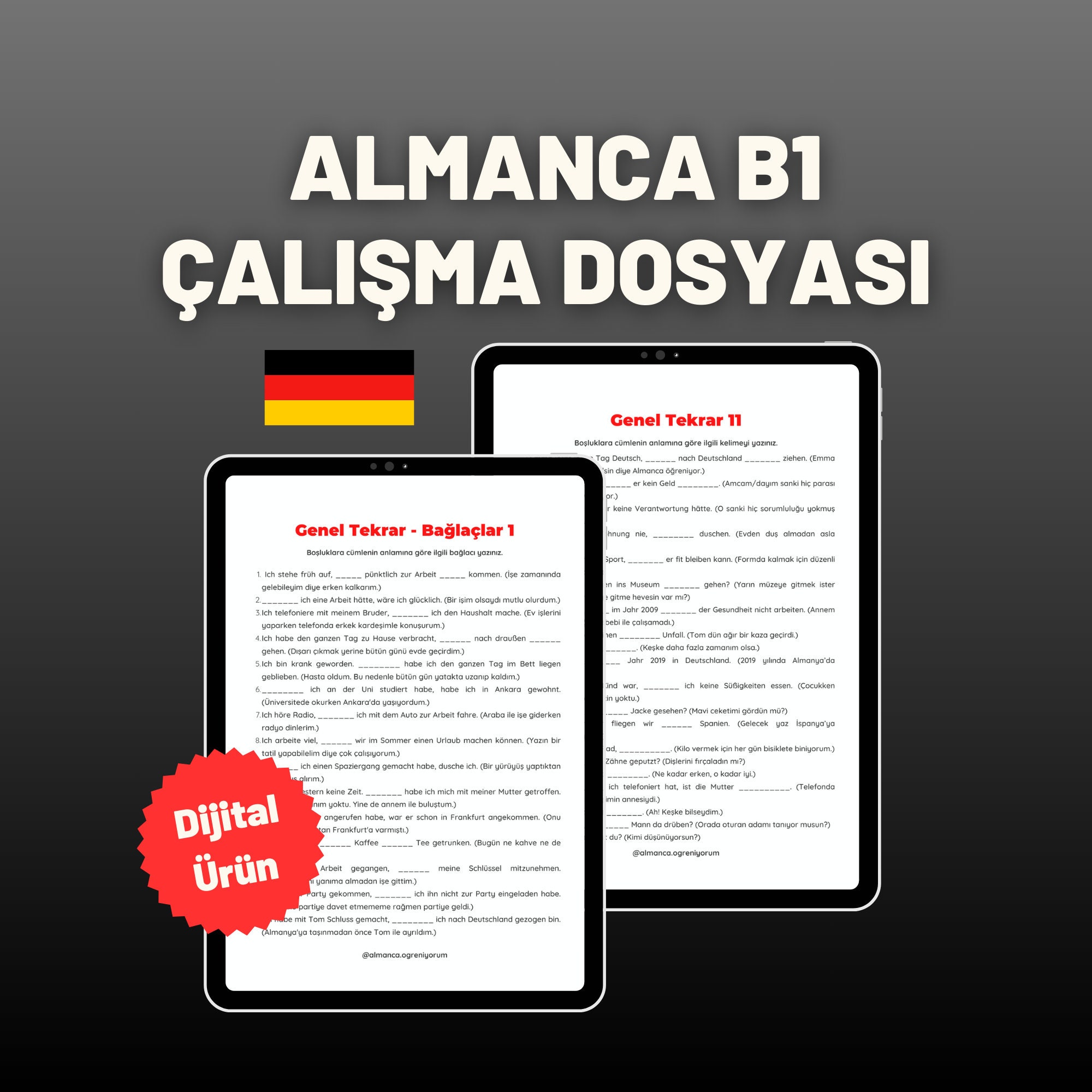 Almanca B1 Mektup örnekleri