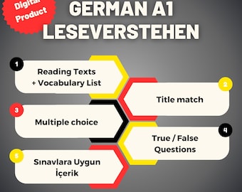 Comprehensive A1 German Exam Preparation Set [A1 Reading Comprehension, Form Filling, Answer Key]