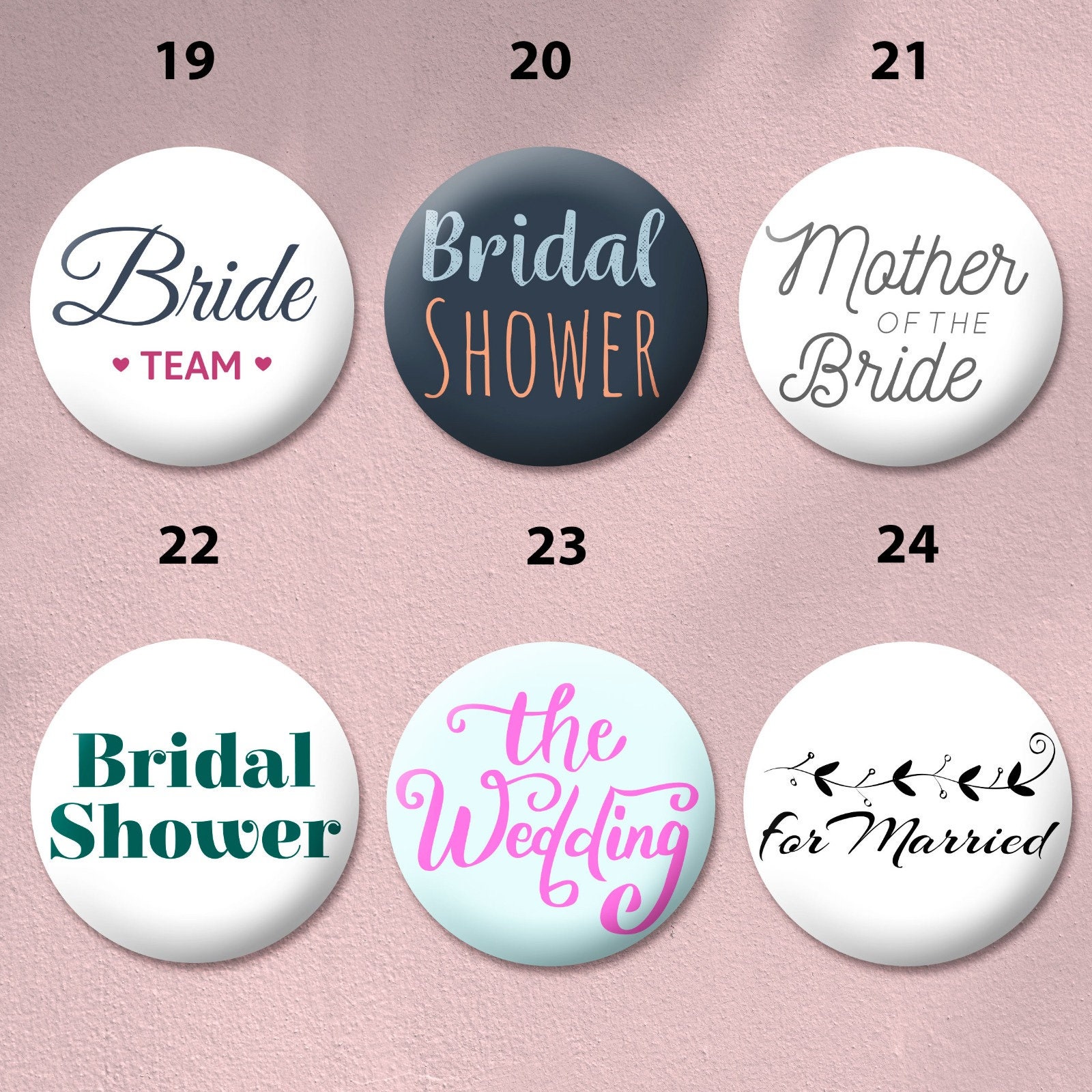 Personalized Bridal Party Pin Badge, Bachelorette, Groomsman - Etsy