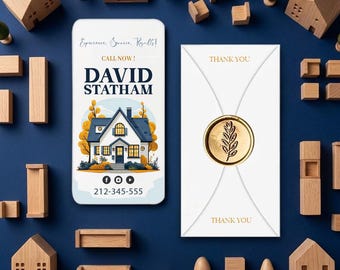 Real Estate Closing Gift - Custom Bottle Opener Magnet - Realtor Thank You Gift -– Custom UV Printed Guest Gift with Box & Wax Seal