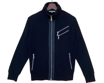 Semantic Design Japanese Designer Double Zipper Jacket - Etsy