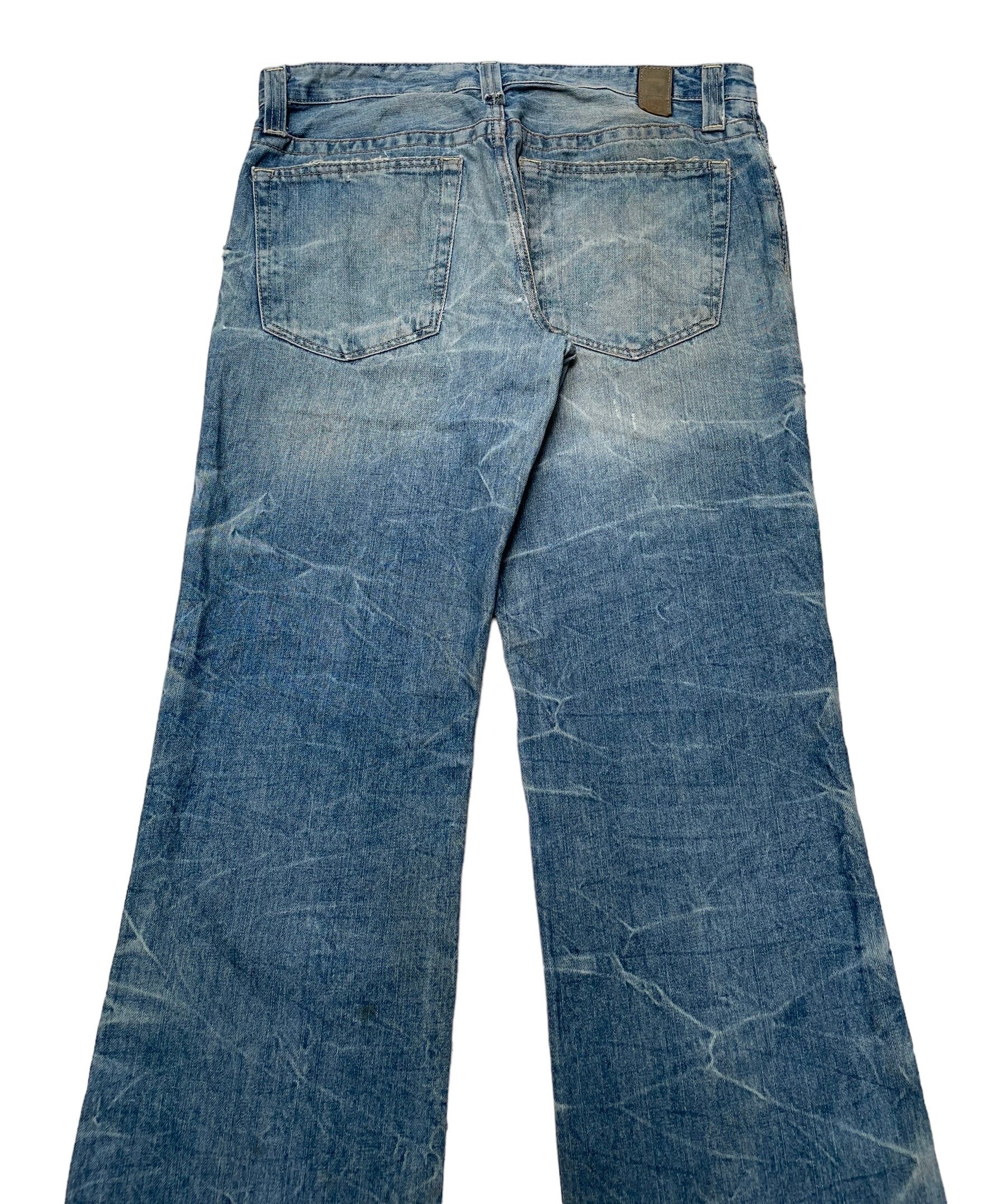 00s japanese label flare denim デニム y2k 00s archive Japanese 