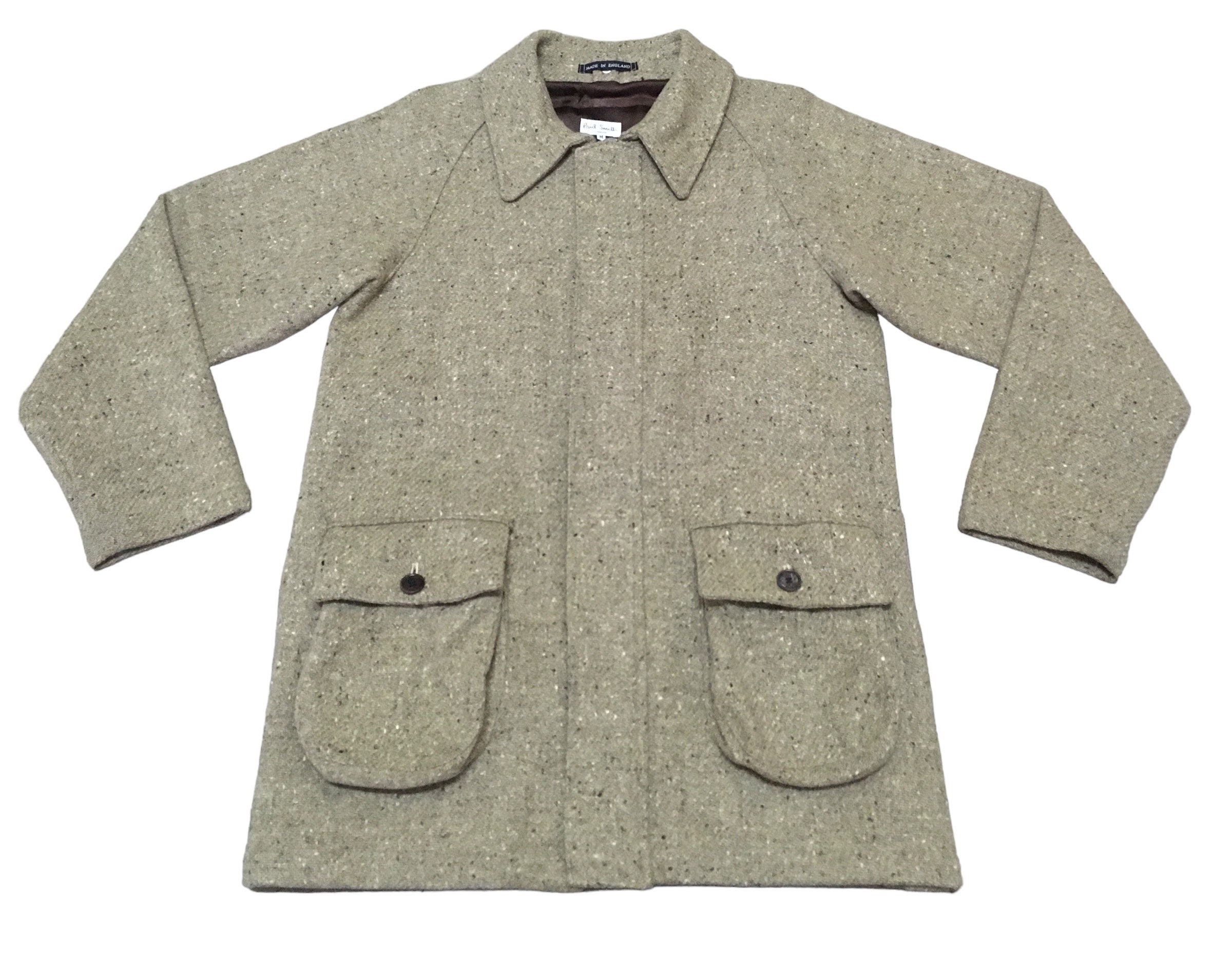 ジャケット・アウター 90s Paul Smith LONDON wool hooded coat Paul Smith Hooded Down Coat Black at CareOfCarl.com