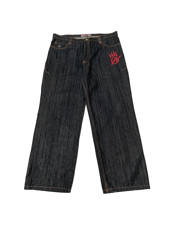 Vintage Y2K 2000s Red Monkey Company Embroidered Pockets