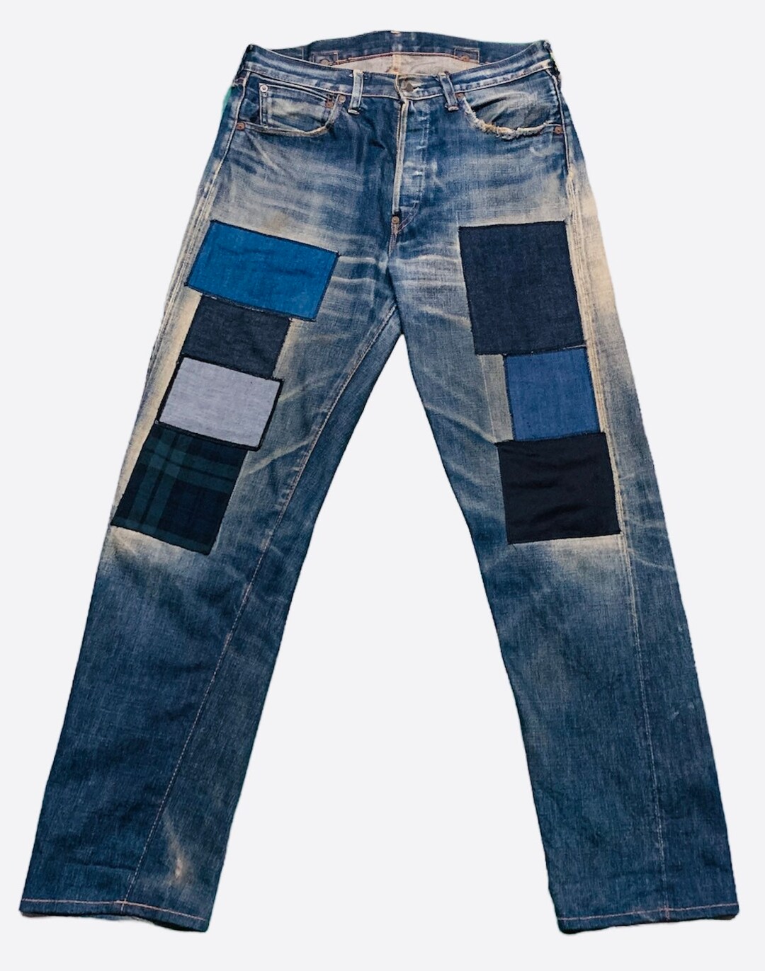 LVC Levi’s 501XX BIGE 赤耳 PatchWork Denim LVC Levi's 501XX BIGE 赤耳 PatchWork Denim