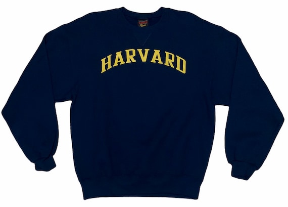 Rare Design Vintage University Of Harvard Sweatsh… - image 1