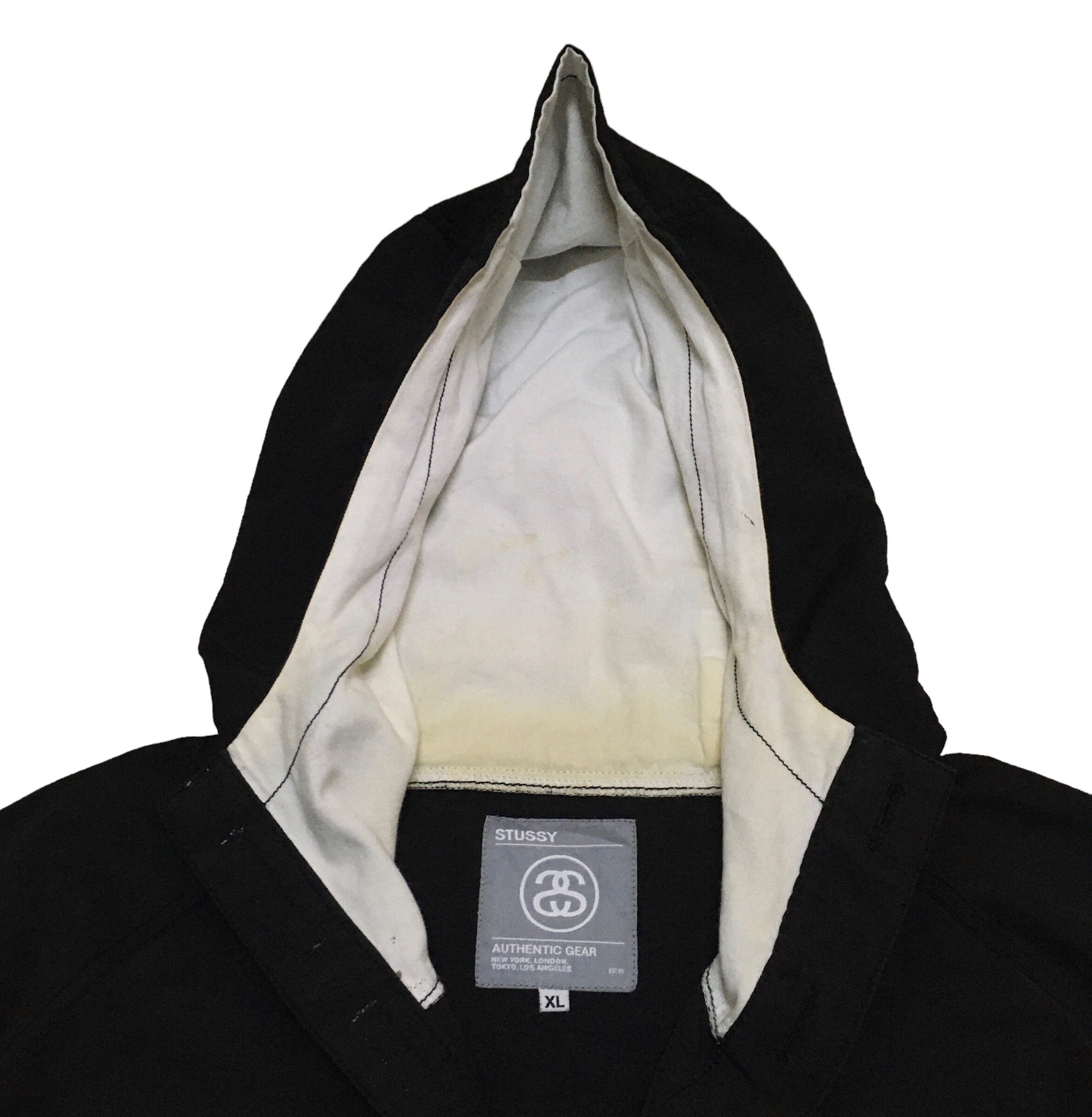 Rare Design Vintage Brand Stussy Anorak Hoodie Jacket 2000s