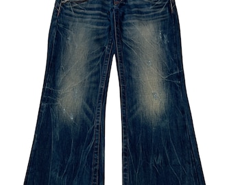 Red Pepper Jeans Japanese Low Rise Skinny Denim Embroidered