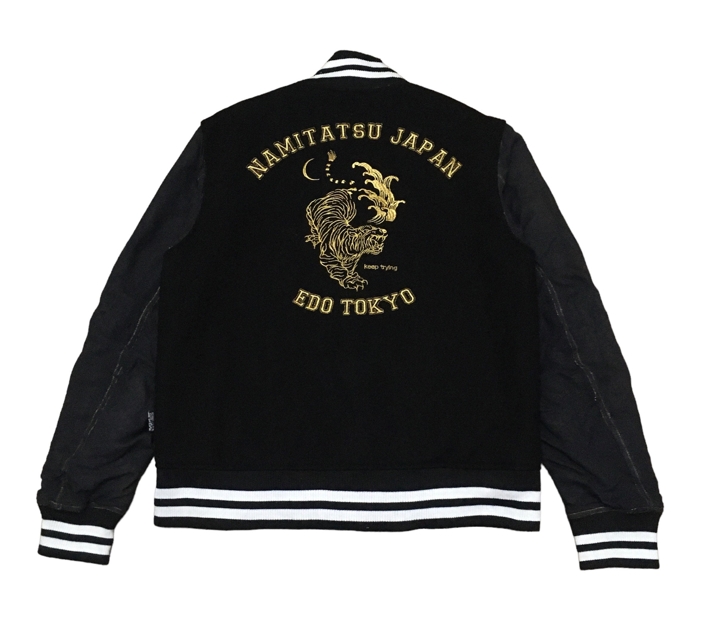 Rare Vintage Japanese Brand Namitatsu Sukajan Jacket 1990s - Etsy Rare Vintage Japanese Brand Namitatsu Sukajan Jacket 1990s - Etsy