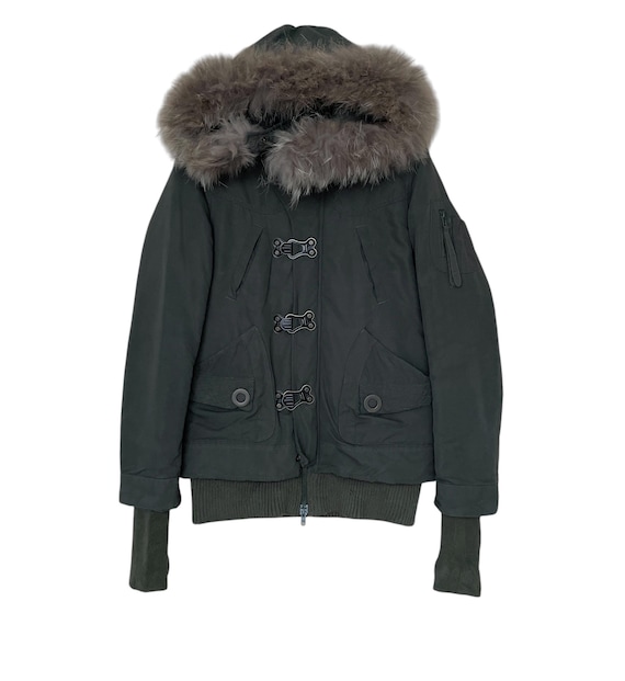 Rare Vintage Japanese Brand SLY Fur Jacket 1990s - Etsy