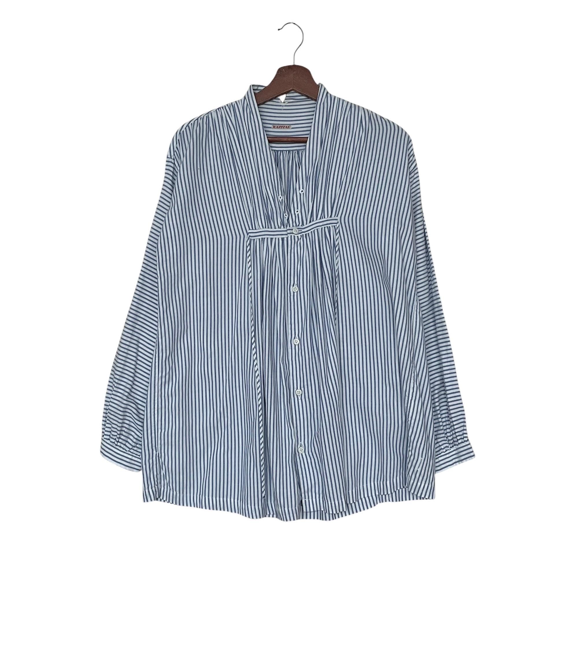 Rare Vintage Japanese Brand Kapital Stripes Shirt 2000s - Etsy