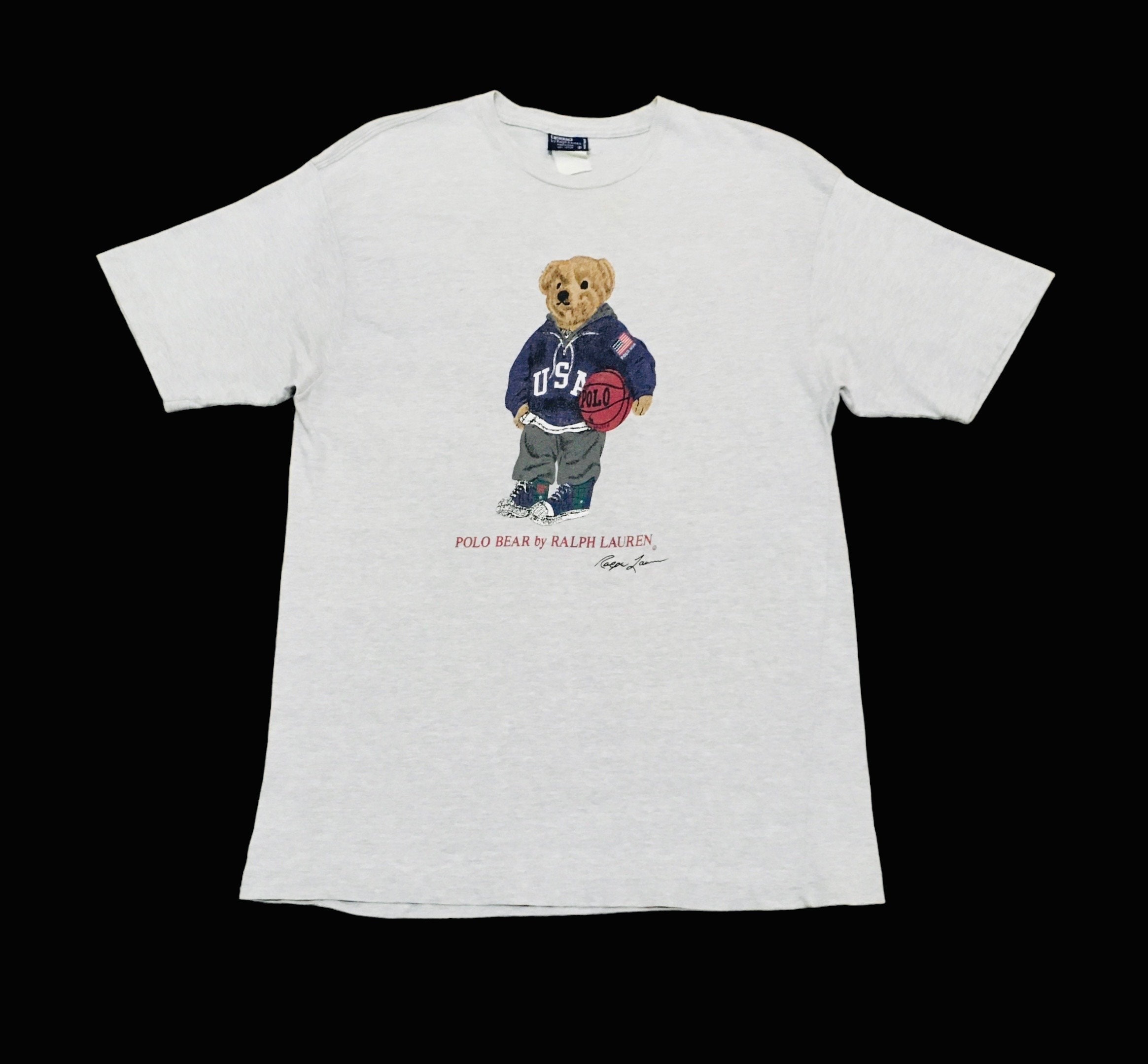 Rare Design Vintage Polo Bears Ralph Lauren T-shirt 1990s - Etsy